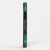 Mosaic Kaleidoscope Flower Green Blue and Pink Case-Mate iPhone Case (Achterkant/rechts)