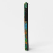 Mosaic Kaleidoscope Flower Green Blue and Yellow Case-Mate iPhone Case (Achterkant/links)