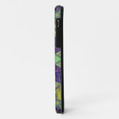 Mosaic Kaleidoscope Flower Green Yellow and Paars Case-Mate iPhone Case (Achterkant/links)