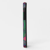 Mosaic Kaleidoscope Flower Paars Green and Pink Case-Mate iPhone Case (Achterkant/links)