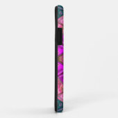 Mosaic Kaleidoscope Flower Pink and Blue Case-Mate iPhone Case (Achterkant/rechts)