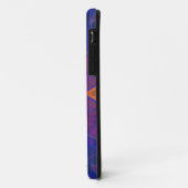 Mosaic Kaleidoscope Flower Pink Blue and Yellow Case-Mate iPhone Case (Achterkant/links)