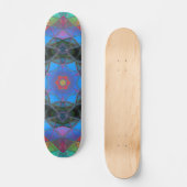 Mosaic Kaleidoscope Flower Rainbow Persoonlijk Skateboard (Voorkant)