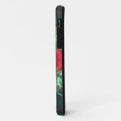 Mosaic Kaleidoscope Flower Red en Blauwgroen Case-Mate iPhone Case (Achterkant/links)