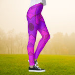 Mosaic Kaleidoscope Flower Roze Leggings<br><div class="desc">Dit mozaïekkaleidoscoopbloemontwerp is voorzien van briljante roze tegels. Een levendig geometrisch ontwerp geïnspireerd door fractals,  mandala's en gekleurde glazen mozaïeken. Kies nu voor dit mooie trippy ontwerp voor je favoriete vriend die van heldere kleuren houdt!</div>