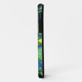 Mosaic Kaleidoscope Flower Yellow and Blue Case-Mate iPhone Case (Achterkant/links)