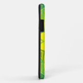 Mosaic Kaleidoscope Flower Yellow and Blue Case-Mate iPhone Case (Achterkant/rechts)