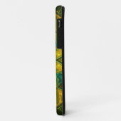 Mosaic Kaleidoscope Flower Yellow and Green Case-Mate iPhone Case (Achterkant/links)