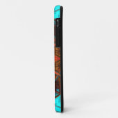 Mosaic Kaleidoscope Flower Yellow Oranje and Blue Case-Mate iPhone Case (Achterkant/links)