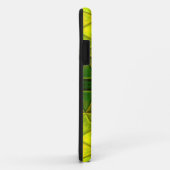 Mosaic Kaleidoscope Square Green and Yellow Case-Mate iPhone Case (Achterkant/rechts)
