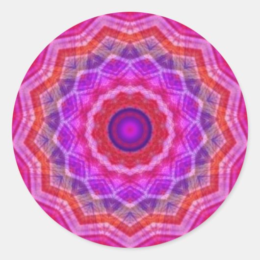 Mosaic Kaleidoscope Sticker (Voorkant)