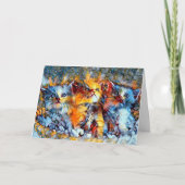 Mosaic Kittens Blank Wenskaart Bedankkaart (Voorkant)