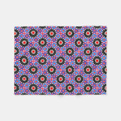 Mosaic Legacy: Andalusian Moroccan Zellige Art Fleece Deken (Voorkant (Horizontaal))