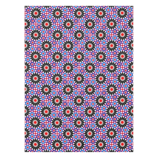 Mosaic Legacy: Andalusian Moroccan Zellige Art Tafelkleed (Voorkant)