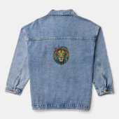 Mosaic Lioness Denim Jacket  Bold & Fearless Style (Achterkant)
