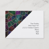 Mosaic Lora, meerkleurig Visitekaartje (Voorkant)