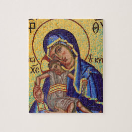 Mosaic Madonna & Child Icon Legpuzzel