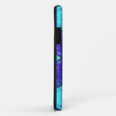 Mosaic Mandala Blue en Paars Case-Mate iPhone Case (Achterkant/rechts)