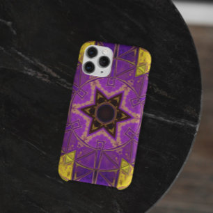 Mosaic Mandala Paars en geel Case-Mate iPhone Case