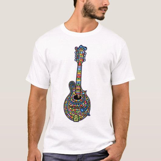 Mosaic Mandolin T-shirt (Voorkant)