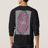 Mosaic Men’s Abstract Sweatshirt  (Achterkant)