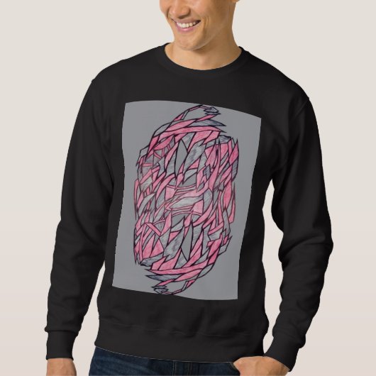 Mosaic Men’s Abstract Sweatshirt  (Voorkant)
