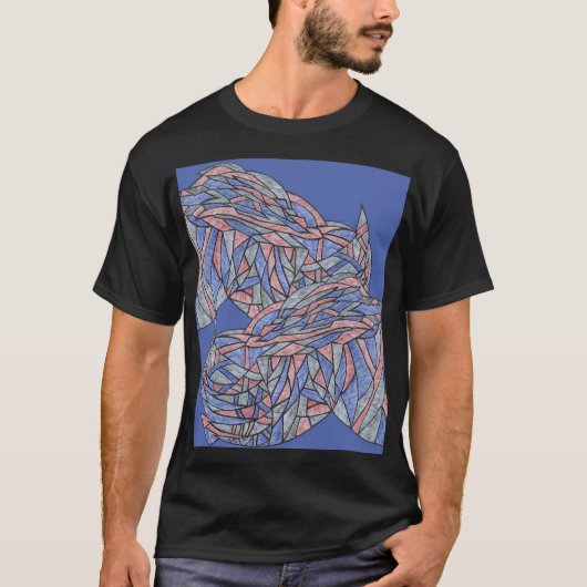 Mosaic Men’s Abstract Tee T-shirt (Voorkant)