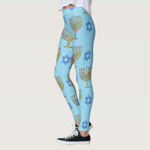 Mosaic Menorahs + sterren Leggings