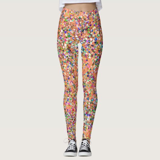 Mosaic Modern Grit Glitter #5 Leggings (Voorkant)