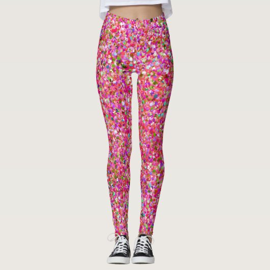 Mosaic Modern Grit Glitter #6 Leggings (Voorkant)