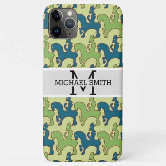Mosaic Modern Monogram #12 Case-Mate iPhone Case (Achterkant)