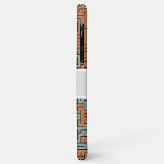 Mosaic Modern Monogram #14 Case-Mate iPhone Case (Achterkant/links)