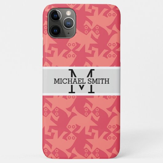 Mosaic Modern Monogram #22 Case-Mate iPhone Case (Achterkant)