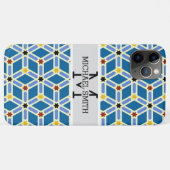 Mosaic Modern Monogram #3 Case-Mate iPhone Case (Achterkant (horizontaal))