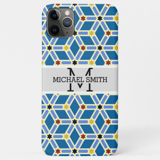Mosaic Modern Monogram #3 Case-Mate iPhone Case (Achterkant)