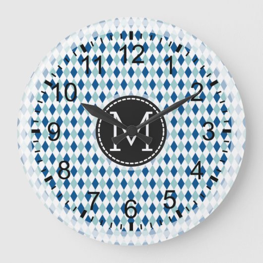 Mosaic Modern Monogram #6 Grote Klok (Voorkant)