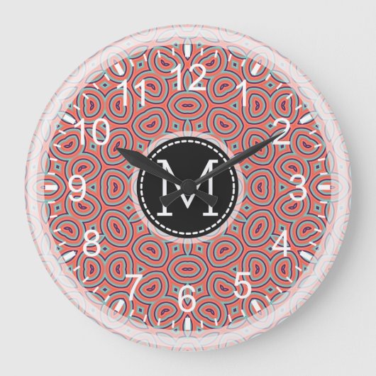 Mosaic Modern Monogram #9 Grote Klok (Voorkant)