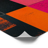 Mosaic of Her Silence — Painterly Blocks Poster (Hoek)