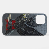 Mosaic Owl "Mind Genius" Phone Case iPhone Hoesje (Achterkant horizontaal)
