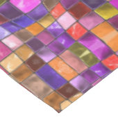 Mosaic Paars  Fractal Kaleidoscope Tafelkleed (Gekanteld)