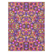 Mosaic Paars  Fractal Kaleidoscope Tafelkleed (Voorkant)