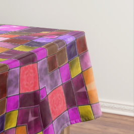 Mosaic Paars  Fractal Kaleidoscope Tafelkleed