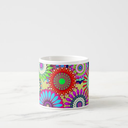Mosaic Pinwheels Espresso Kop (Voorkant)