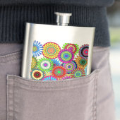Mosaic Pinwheels Heupfles (Voorbeeld)