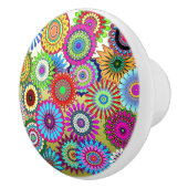 Mosaic Pinwheels Keramische Knop (Rechts)