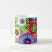 Mosaic Pinwheels Koffiemok (Voorkant links)