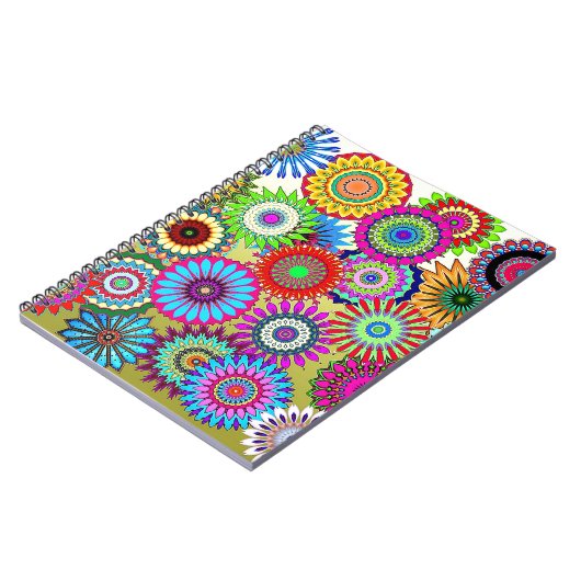 Mosaic Pinwheels Notitieboek (Linkerzijde)