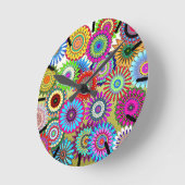 Mosaic Pinwheels Ronde Klok (Hoek)