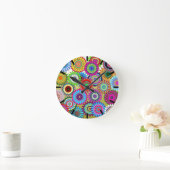 Mosaic Pinwheels Ronde Klok (Huis)