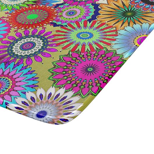 Mosaic Pinwheels Snijplank (Hoek)